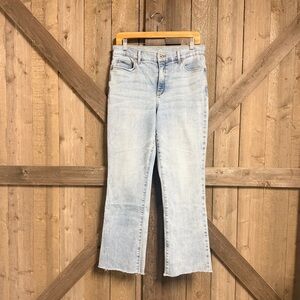 Eddie Bauer Curvy Straight Light Blue Women's Jeans